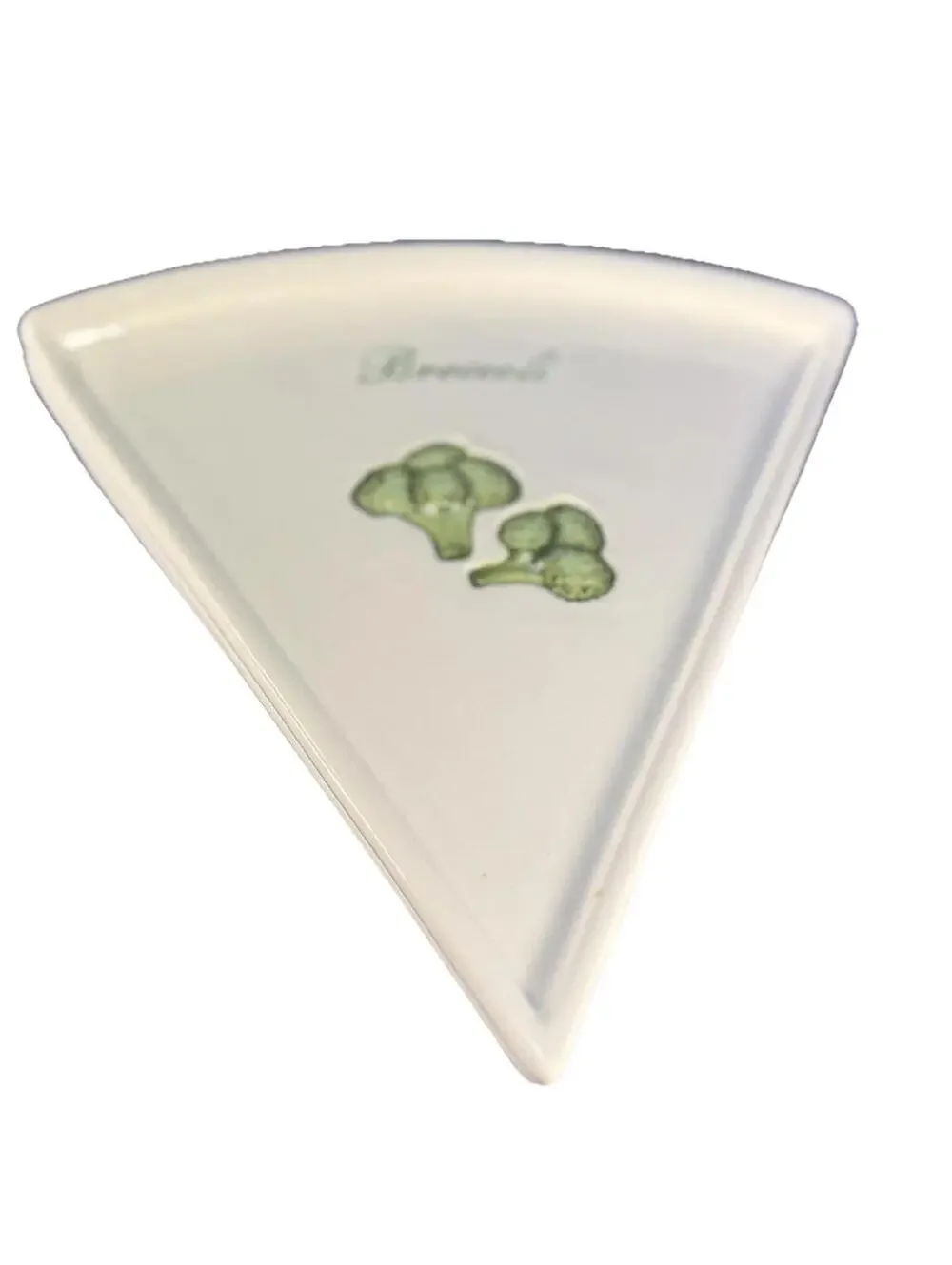 Pottery Barn Pizza Slice Plate Set of 6 Vegetable Appetizer Serving Trays